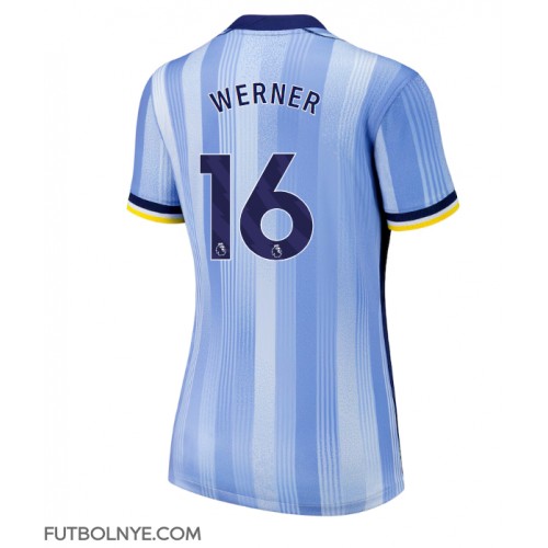 Camiseta Tottenham Hotspur Timo Werner #16 Visitante Equipación para mujer 2024-25 manga corta